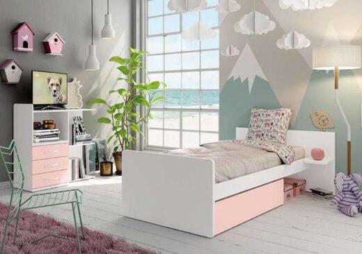 habitacion cuna convertible cama cambiador modular 076LI0322