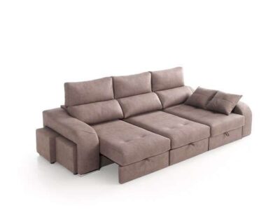sofa cheslong arcon asientos deslizantes puffs integrados 083QU0082