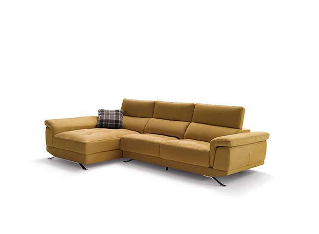 sofa mostaza chaise longue viscoelastico 053DI0041