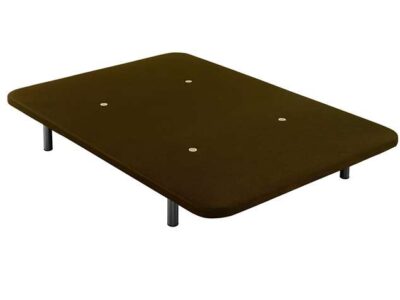 Base cama matrimonial baja acolchada moderna