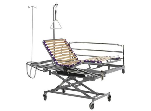 cama articulada geriatrica metalica con elevador