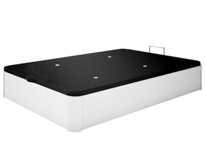 Canapé de madera esquinas redondas cama matrimonio