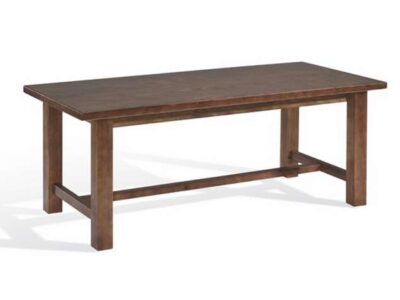 Mesa comedor de pino macizo rectangular estilo clásico-rústico