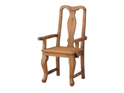 silla rustica asiento madera maciza fabricada artesanal