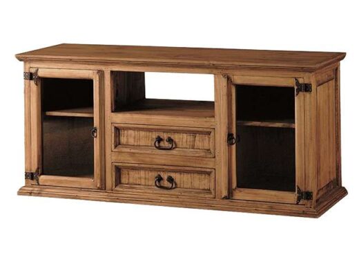 aparador-tv-madera-rustico-vitrinas