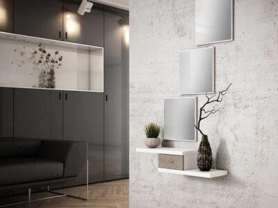 cajon-recibidor-pequeno-en-color-blanco-3-espejos-cuadrados-moderno