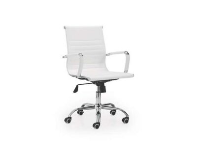Silla para escritorio tapizada en polipiel