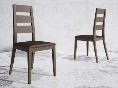 Silla de comedor moderna en madera de haya