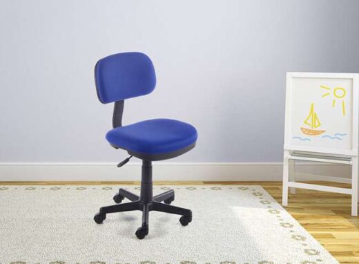 silla-escritorio-giratoria-sin-brazos-azul