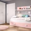Dormitorio-juvenil-gris-rosa-cama-nido-estanteria-006dek40318291