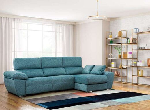 Sofa-chaise-longue-turquesa-con-almacenaje-y-asientos-electricos