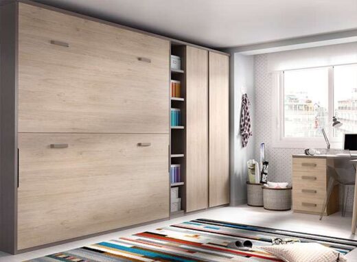 habitacion-juvenil-completa-con-litera-abatible-armario-y-zona-de-estudio-en-acabado-natural