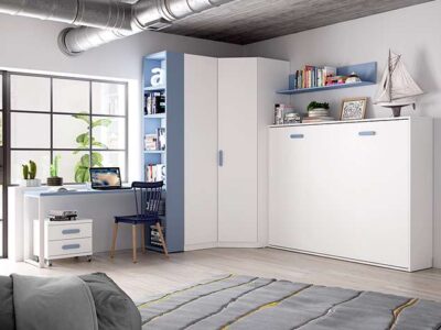 Cama abatible horizontal 135x190 juvenil
