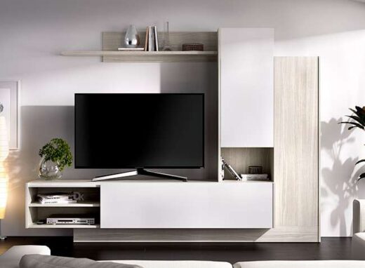 conjunto-muebles-salon-en-color-blanco-brillo-y-gris
