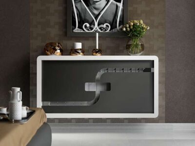 Cubreradiador blanco y negro en dos medidas disponibles