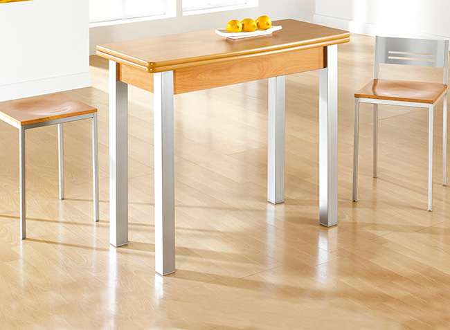 mesa-libro-cocina-extensible-madera-y-aluminio