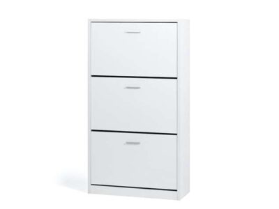 Mueble zapatero blanco tres puertas