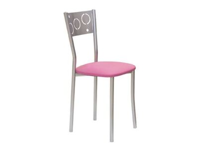 silla-cocina-rosa-patas-de-metal
