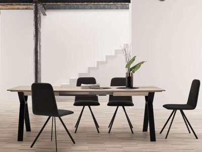 Mesa comedor estilo escandinavo extensible
