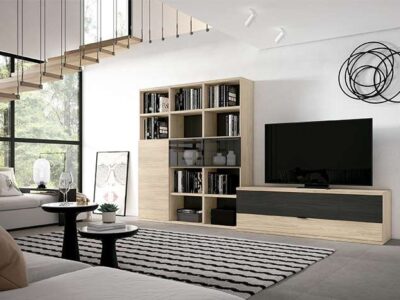 Completo mueble TV de grandes dimensiones