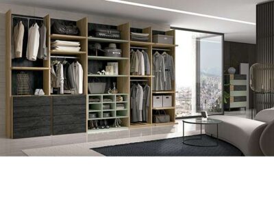 Armario vestidor estilo industrial