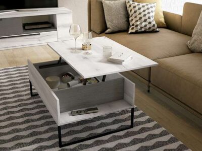 mesa blanca elevable