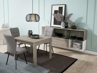 Mesa para comedor cuadrada extensible