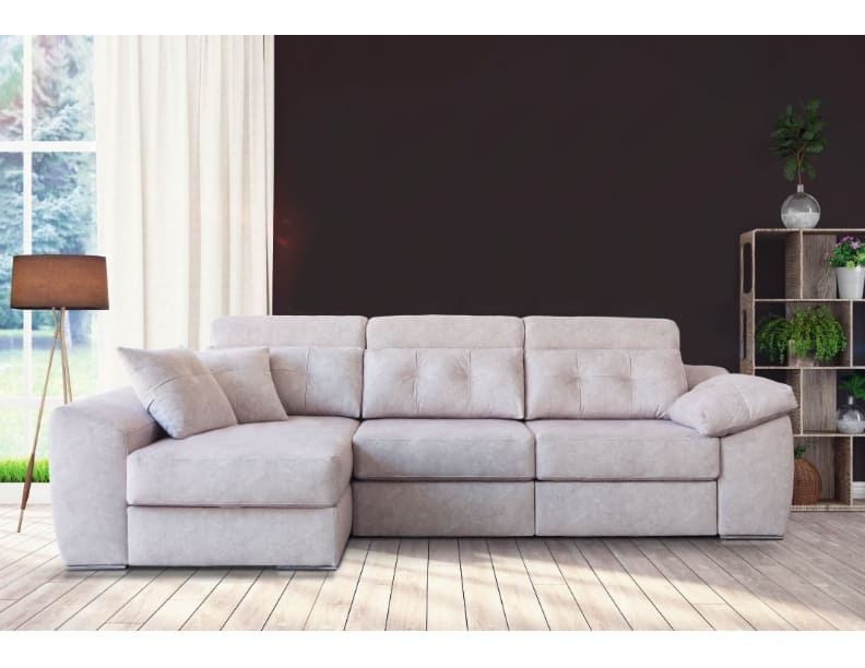 sofa beige claro cheslong 3 plazas 083afrodita1