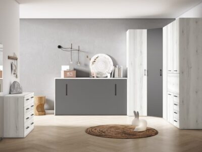 Composicion juvenil con cama abatible