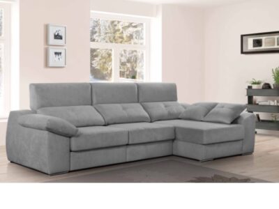 Sofa de tres plazas con chaislongue (290cms)