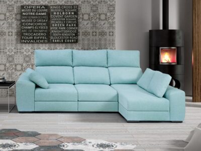 Sofa con chaislongue 270cms
