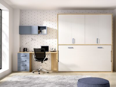 Composicion juvenil cama abatible horizontal