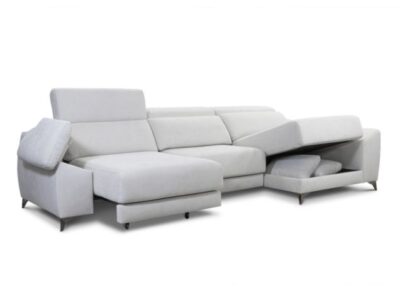 083 SOFÁ MOD. SELENE, 758 P. Sofá mod. SElene con chaise longue para crear una zona de descanso amplia y confortable.