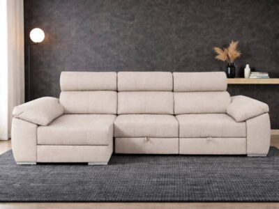 159. SOFÁ MOD. HAWAY. Sofá chaiselongue de 280 cm amplio y confortable