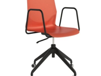 076- Silla Seattle. Silla giratoria con ruedas y regulación de altura