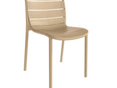 076- Silla Tulum. Silla apilable de exterior en diferentes colores