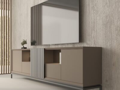 295 NA64114 MUEBLE TV, P. NA64114 Mueble TV para salón, con diseño funcional y capacidad de almacenaje.