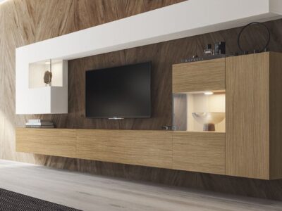 613. Composición 30 para salón. Mueble modular suspendido