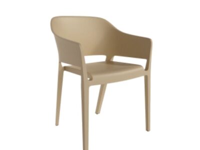 241- Taburete Shell. Taburete de diseño para interior y exterior