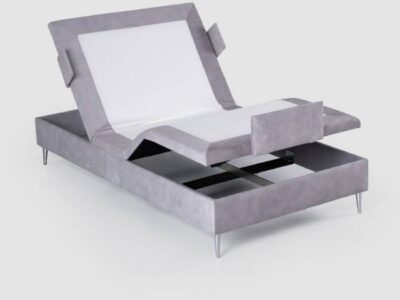 322 - Somier articulado tapizado Ergonomic con cuatro planos de articulación