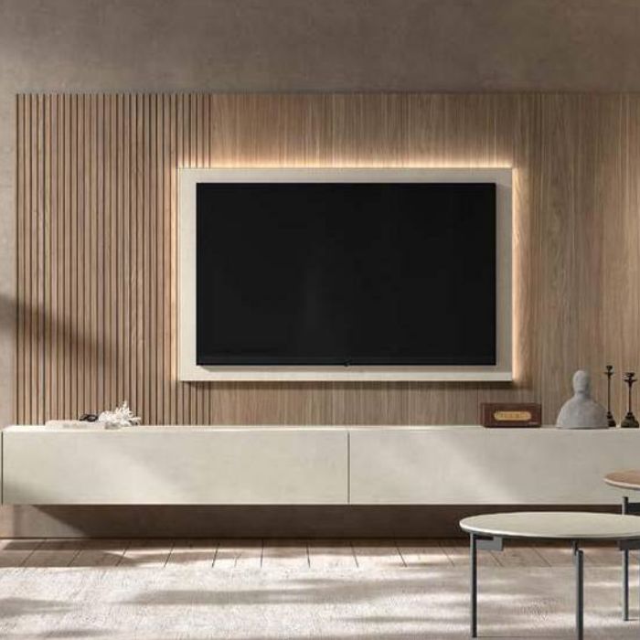 105 - Mueble TV B017 suspendido con paneles personalizables
