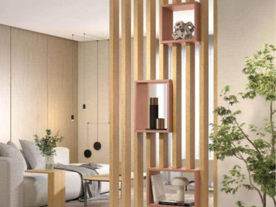 105 - Separador de ambiente B144 con cubos interiores