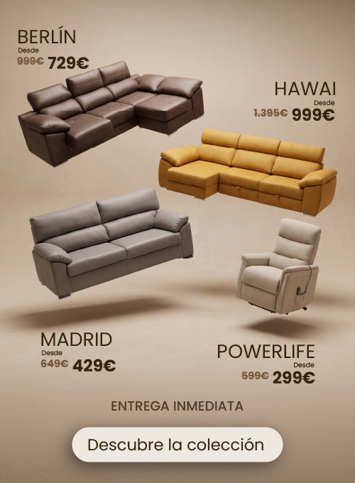 Sofás en promoción con entrega inmediata
