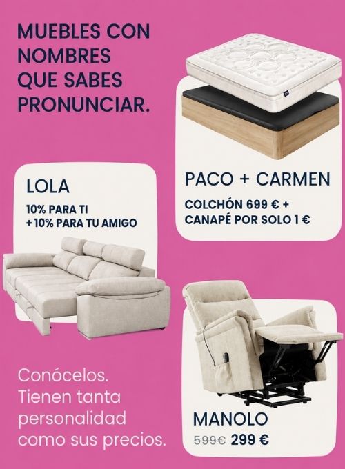 Paco + Carmen, Lola y Maolo. Campaña Nombres que sabes pronunciar.