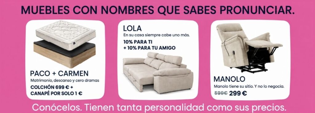 Paco + Carmen, Lola y Maolo. Campaña Nombres que sabes pronunciar.