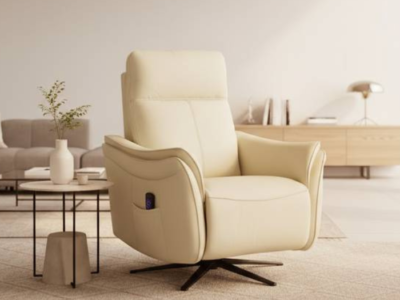 363 - Sillón relax giratorio Sisu con doble motor